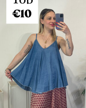 Top over in denim