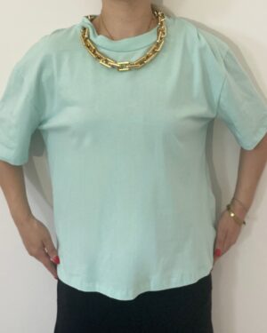 T-shirt Lumina verde acqua