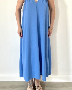 Abito over azzurro