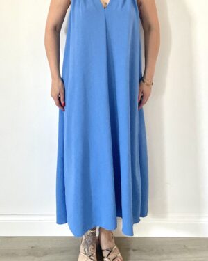 Abito over azzurro